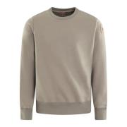 Parajumpers Crew Neck Sweater Grå Green, Herr