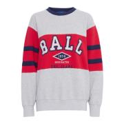 Ball Kinesisk Röd Sweatshirt Batomasso Stil Multicolor, Dam