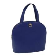 Celine Vintage Pre-owned Laeder handvskor Blue, Dam