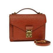 Louis Vuitton Vintage Pre-owned Laeder handvskor Brown, Dam