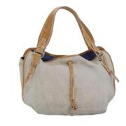 Celine Vintage Pre-owned Canvas handvskor Gray, Dam