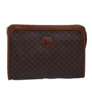 Celine Vintage Pre-owned Laeder kuvertvskor Brown, Dam