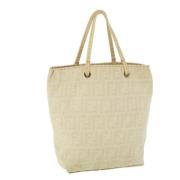 Fendi Vintage Pre-owned Canvas fendi-vskor Beige, Dam