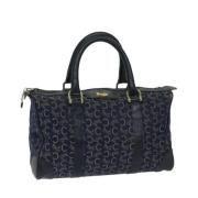 Celine Vintage Pre-owned Canvas resvskor Blue, Dam