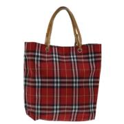 Burberry Vintage Pre-owned Nylon handvskor Red, Dam