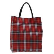 Burberry Vintage Pre-owned Nylon handvskor Red, Dam