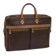 Celine Vintage Pre-owned Laeder handvskor Brown, Dam