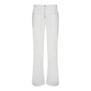 Courrèges Vita Bootcut Byxor White, Dam