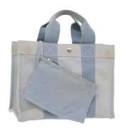 Hermès Vintage Pre-owned Canvas totevskor Blue, Dam