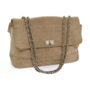 Chanel Vintage Pre-owned Mocka chanel-vskor Beige, Dam