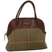 Burberry Vintage Pre-owned Canvas handvskor Brown, Dam