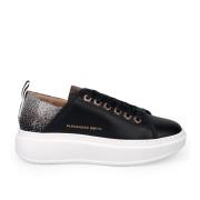 Alexander Smith Wembley Svart Läder Sneakers Black, Dam