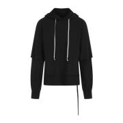 Rick Owens Svart Sweatshirt Höj Stil Modern Man Black, Herr