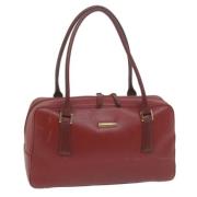 Burberry Vintage Pre-owned Laeder axelremsvskor Red, Dam