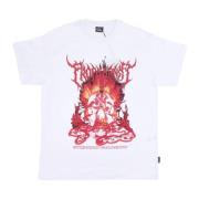 Propaganda Vit Crew Neck T-shirt med Logo White, Herr