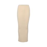 Karen by Simonsen Slim-Fit Inner Tube Klänning Soft Nude Beige, Dam