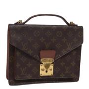 Louis Vuitton Vintage Pre-owned Canvas louis-vuitton-vskor Brown, Dam