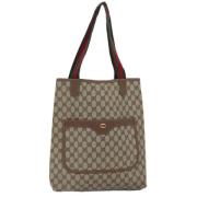 Gucci Vintage Pre-owned Laeder totevskor Beige, Dam