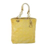 Dior Vintage Pre-owned Laeder totevskor Yellow, Dam