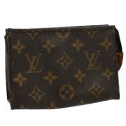 Louis Vuitton Vintage Pre-owned Canvas necessrer Brown, Dam