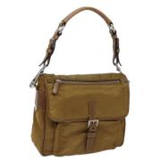 Prada Vintage Pre-owned Nylon prada-vskor Brown, Dam