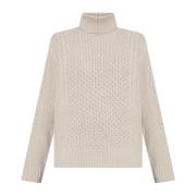 Fabiana Filippi Ull Turtleneck Beige, Dam