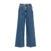 Calvin Klein Blå Jeans Dammode Aw24 Blue, Dam