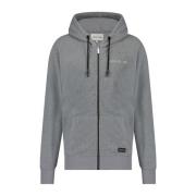 Cerruti 1881 Sherpa Hooded Zip Tröja Gray, Herr