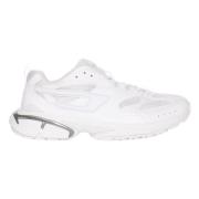 Diesel Mesh Sneaker i Vit Mono White, Herr