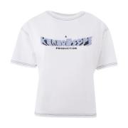 Kenzo Bomull T-shirt Casual Bekväm Vit White, Dam