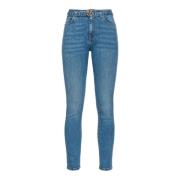 Pinko Slim Fit Denim Jeans Blue, Dam