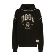 Dolce & Gabbana Svart Sweatshirt Aw24 Black, Herr