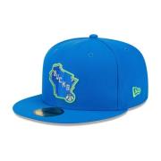 New Era NBA ALT Cap - Blå Patchad Logotyp Blue, Herr