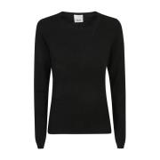 Allude Svart Sweatshirt Aw24 Dammode Black, Dam