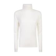 Allude Vit Sweatshirt Aw24 Dammode White, Dam