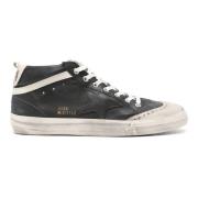 Golden Goose Mid Star Svart Nabuk Sneakers Black, Herr