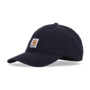 Carhartt Wip Svart Böjd Skärm Keps Broderad Logotyp Black, Herr