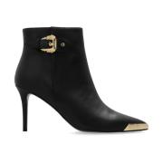 Versace Jeans Couture Svarta Ankelboots för Kvinnor Black, Dam