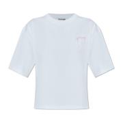 Ganni Oversize T-shirt White, Dam