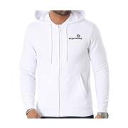 Sergio Tacchini Tuff Hoodie med Dragkedja - Vit White, Herr