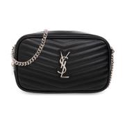 Saint Laurent Lou Mini axelväska Black, Dam