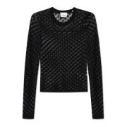 Isabel Marant Top `Zavia` Black, Dam