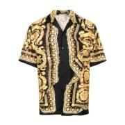 Versace Barocco Print Silkeskjortor Multicolor, Herr