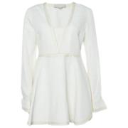 Stella McCartney Pre-owned Pre-owned Bomull toppar White, Dam