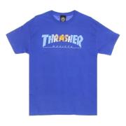 Thrasher Argentina Stil Herr T-shirt Blue, Unisex