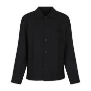 Givenchy Double Face Shirt Jacket Black, Herr