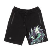 Dolly Noire Svarta Sweat Shorts Lättvikts Tracksuit Black, Herr