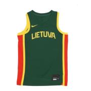 Nike Litauen Basket Tank Top Grön/Röd Green, Herr