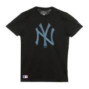 New Era MLB Säsongs Team Logo Tee Svart Black, Herr