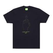 HUF Svart Connect The Dots Tee Herr Black, Herr